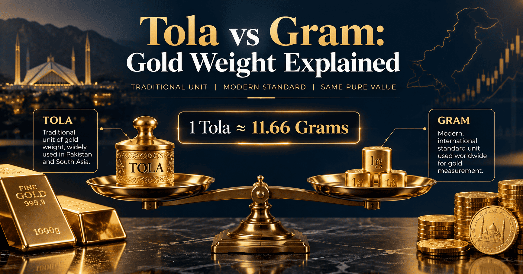 Tola vs Gram: Gold Weight Explained