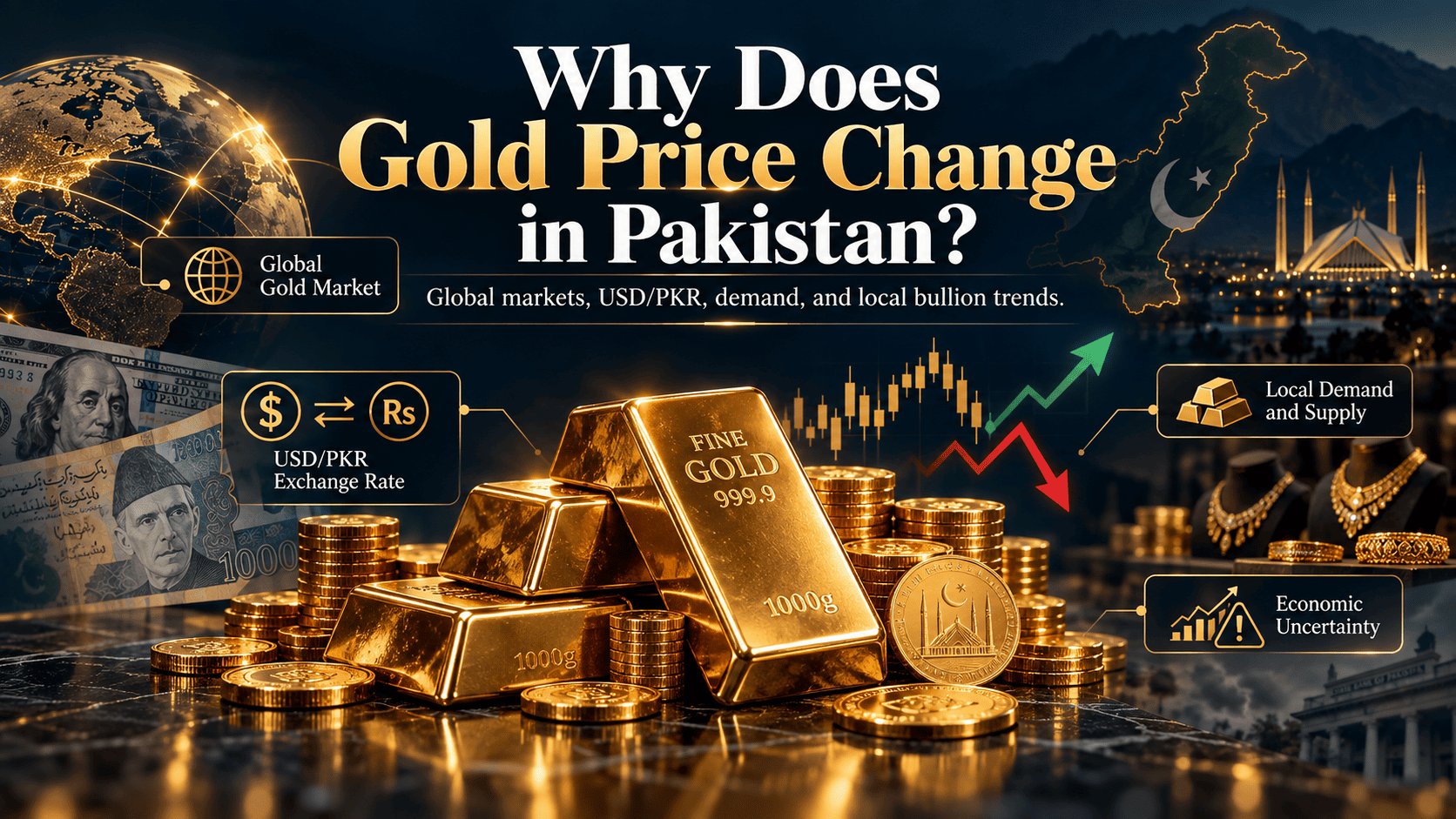 Why Does Gold Price Change in Pakistan?