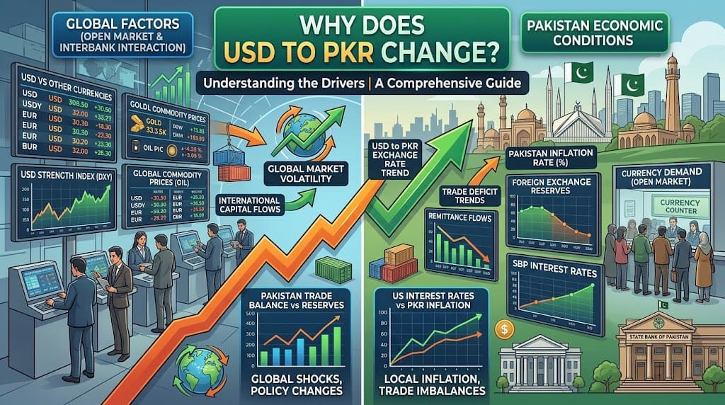Why Does USD to PKR Change?
