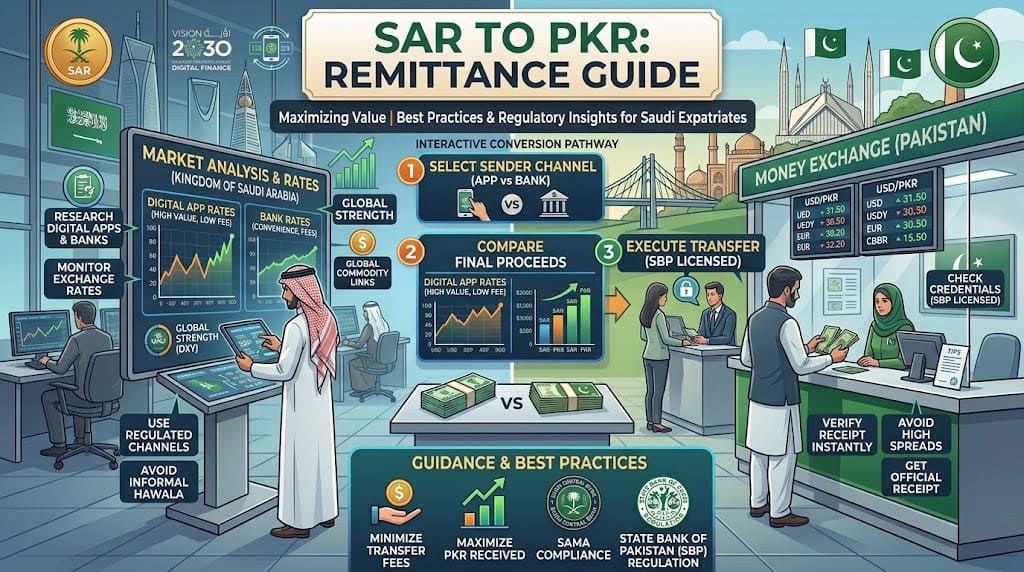 SAR to PKR: Guide for Saudi Remittances
