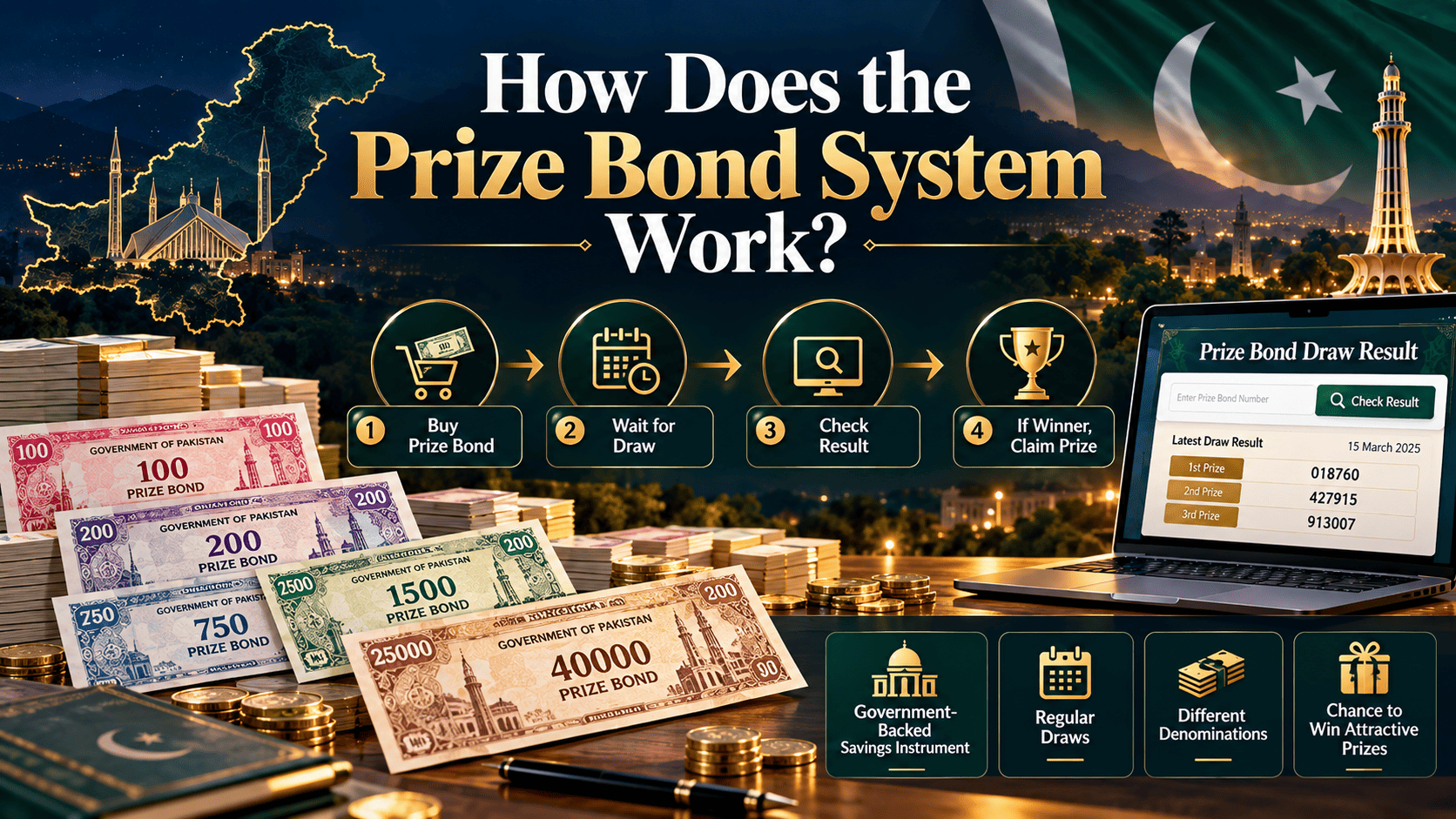 How Does the Prize Bond System Work?